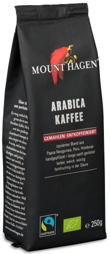 10790KAWA MIELONA BEZKOFEINOWA ARABICA 100 % FAIR TRADE BIO 250 g - MOUNT HAGEN-1