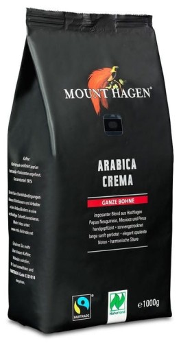 12219KAWA ZIARNISTA ARABICA 100 % CREMA FAIR TRADE BIO 1 kg - MOUNT HAGEN-1