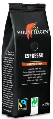 10796KAWA ZIARNISTA ARABICA 100 % ESPRESSO FAIR TRADE BIO 250 g - MOUNT HAGEN-1