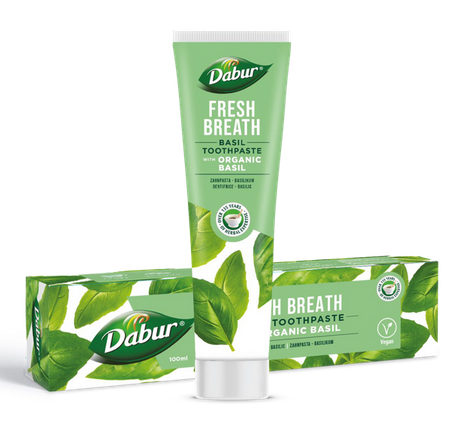 26263PASTA DO ZĘBÓW ŚWIEŻY ODDECH Z BAZYLIĄ 100 ml - DABUR-1
