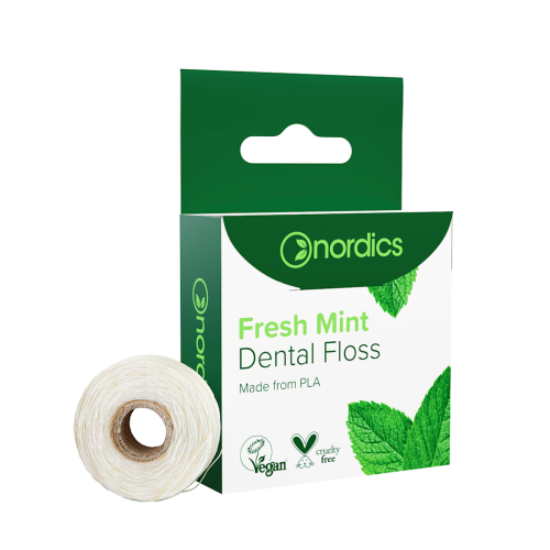 24551NIĆ DENTYSTYCZNA MIĘTOWA Z TWORZYWA PLA 50 m - NORDICS-1