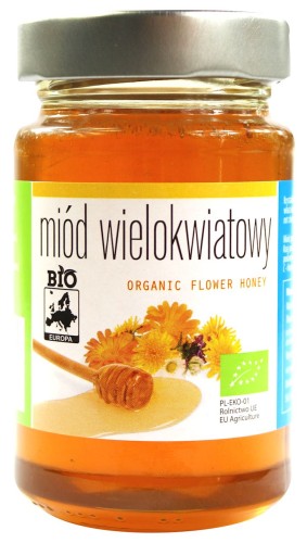 13688MIÓD NEKTAROWY WIELOKWIATOWY BIO 300 g - BIO PLANET-1