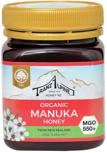 13479MIÓD MANUKA MGO 550+ BIO 250 g - TRANZALPINE-1