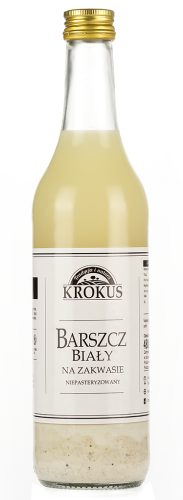 24726BARSZCZ BIAŁY NA ZAKWASIE NIEPASTERYZOWANY 480 ml - KROKUS-1