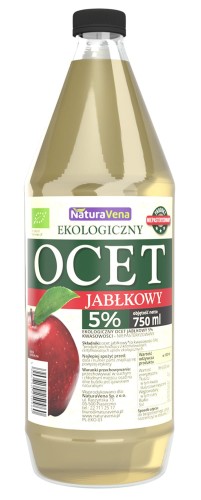 23502OCET JABŁKOWY 5 % NIEFILTROWANY BIO 750 ml - NATURAVENA-1