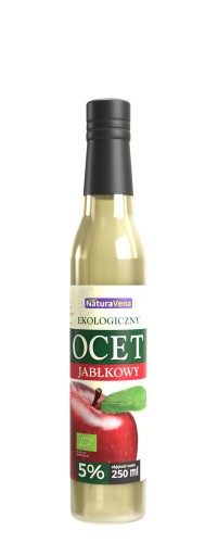 23503OCET JABŁKOWY 5 % NIEFILTROWANY  BIO 250 ml - NATURAVENA-1