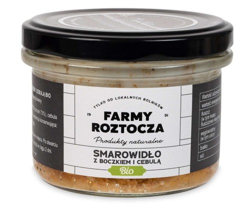 22158SMAROWIDŁO Z BOCZKIEM I CEBULĄ BIO 180 g (SŁOIK)  - FARMY ROZTOCZA-1