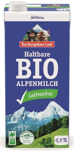 21927MLEKO ALPEJSKIE UHT O OBNIŻONEJ ZAWARTOŚCI LAKTOZY (min. 1,5 % TŁUSZCZU) BIO 1 L - BERCHTESGADENER LAND-1