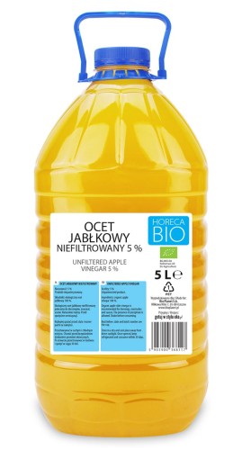 20196OCET JABŁKOWY 5 % NIEFILTROWANY BIO 5 L - HORECA-1
