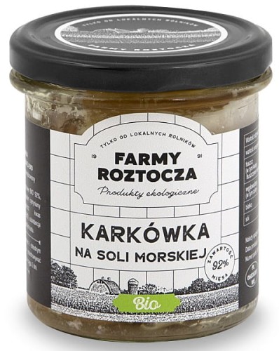18299KARKÓWKA NA SOLI MORSKIEJ BIO 250 g (SŁOIK) - FARMY ROZTOCZA-1
