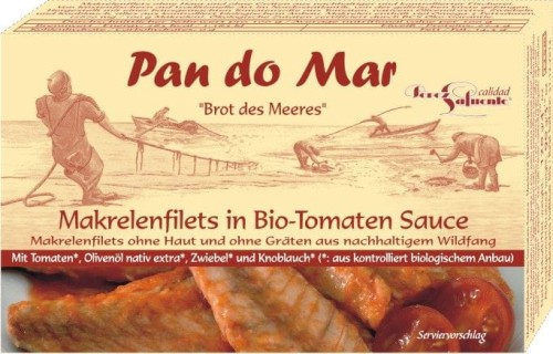 10301MAKRELA FILETY W BIO SOSIE POMIDOROWYM 120 g (90 g) - PAN DO MAR-1