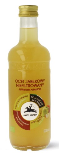 10477OCET JABŁKOWY 5 % NIEFILTROWANY BIO 500 ml - ALCE NERO-1