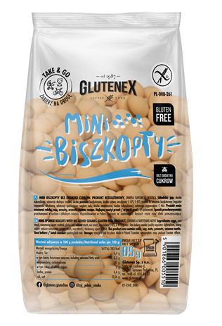28206MINI BISZKOPTY BEZ DODATKU CUKRÓW BEZGLUTENOWE 85 g - GLUTENEX-1