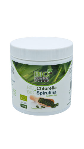 28158CHLORELLA PYRENOIDOSA + SPIRULINA BIO 700 TABLETEK - BIO ORGANIC FOODS-1