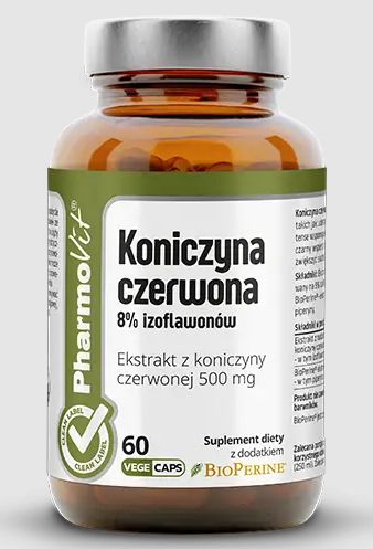 28011KONICZYNA CZERWONA EKSTRAKT (500 mg) 60 KAPSUŁEK - PHARMOVIT (CLEAN LABEL)-1