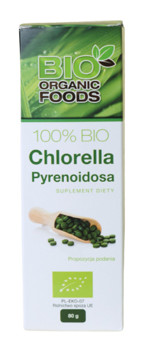 26334CHLORELLA PYRENOIDOSA BIO (250 mg) 320 TABLETEK - BIO ORGANIC FOODS-1