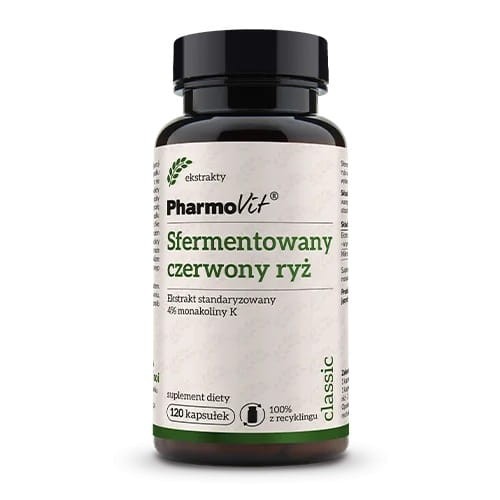 26254SFERMENTOWANY CZERWONY RYŻ EKSTRAKT 120 KAPSUŁEK - PHARMOVIT (CLASSIC)-1