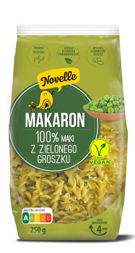 26239MAKARON PROTEINOWY (Z GROSZKU ZIELONEGO) ŚWIDERKI 250 g - NOVELLE-1