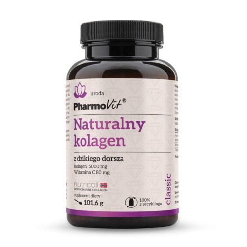 26013KOLAGEN Z DZIKIEGO DORSZA W PROSZKU (5000 mg) 101,6 g - PHARMOVIT (CLASSIC)-1
