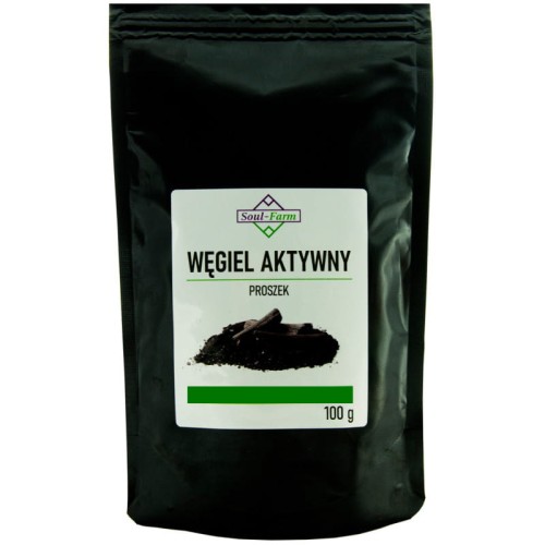 25860WĘGIEL AKTYWNY PROSZEK 100 g - SOUL FARM-1