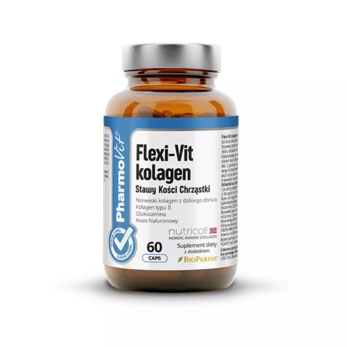 25642KAPSUŁKI NA WSPARCIE STAWÓW, KOŚCI I CHRZĄSTEK FLEXI-VIT KOLAGEN 60 szt. - PHARMOVIT (CLEAN LABEL)-1