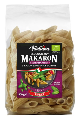 23351MAKARON (SEMOLINOWY RAZOWY) PENNE BIO 500 g - VITALIANA-1