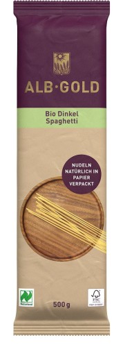 23198MAKARON (ORKISZOWY) SPAGHETTI BIO 500 g - ALB-GOLD-1