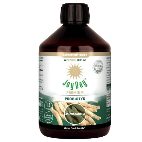 22576PROBIOTYK Z ASHWAGANDHĄ BEZGLUTENOWY BIO 500 ml - JOY DAY-1
