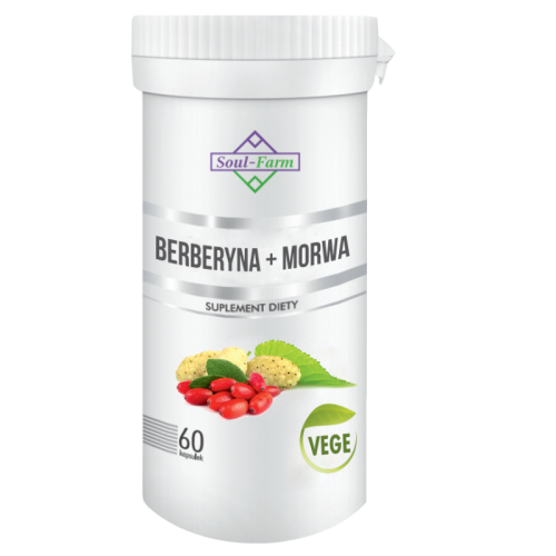 22507BERBERYNA + MORWA BIAŁA EKSTRAKT 60 KAPSUŁEK - SOUL FARM-1