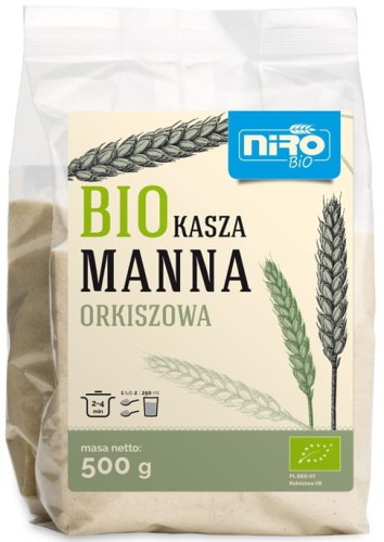 22494KASZA MANNA ORKISZOWA BIO 500 g - NIRO-1