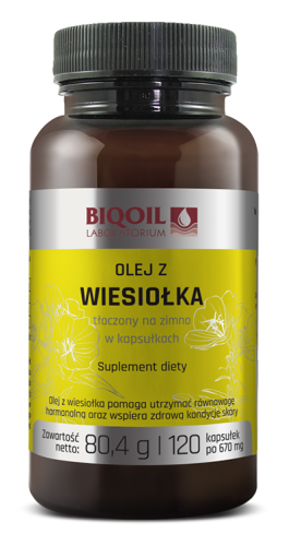 18678OLEJ Z WIESIOŁKA TŁOCZONY NA ZIMNO (670 mg) 120 KAPSUŁEK - BIOOIL-1