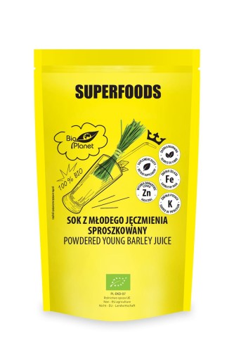 17985SOK Z MŁODEGO JĘCZMIENIA SPROSZKOWANY BIO 150 g - BIO PLANET-1