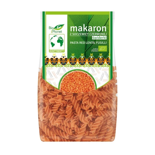 14935MAKARON PROTEINOWY (Z SOCZEWICY CZERWONEJ) ŚWIDERKI BIO 250 g - BIO PLANET-1