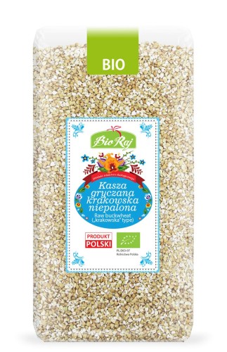 16689KASZA GRYCZANA KRAKOWSKA NIEPALONA BIO 500 g - BIO RAJ-1