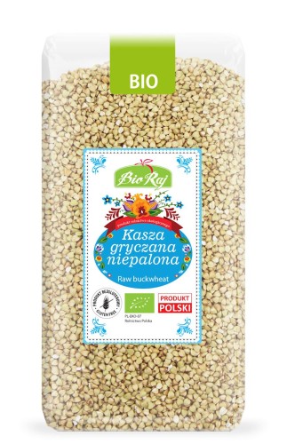 16690KASZA GRYCZANA NIEPALONA BEZGLUTENOWA BIO 500 g - BIO RAJ-1