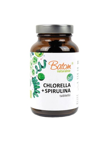 14364CHLORELLA + SPIRULINA BIO 240 TABLETEK - BATOM-1