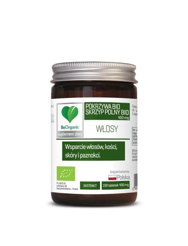 16493SKRZYP + POKRZYWA EKSTRAKT BIO 100 TABLETEK - BE ORGANIC-1
