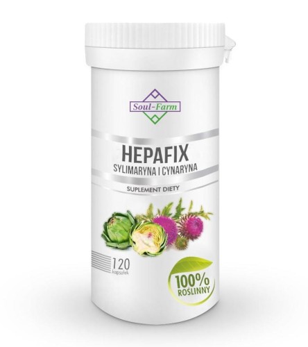 16191HEPAFIX SYLIMARYNA + CYNARYNA 120 KAPSUŁEK - SOUL FARM-1