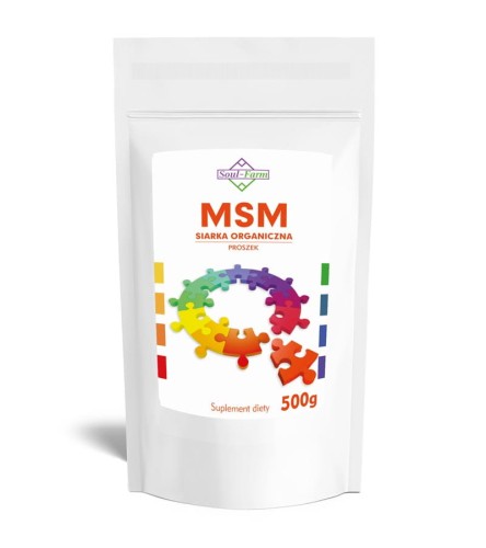 15568MSM SIARKA ORGANICZNA PROSZEK (1000 mg) 500 g - SOUL FARM-1