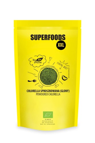 15187CHLORELLA SPROSZKOWANA (GLONY) BIO 600 g - BIO PLANET-1