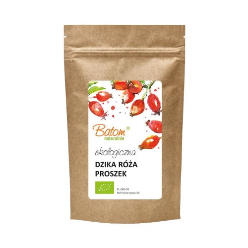 12403DZIKA RÓŻA PROSZEK BIO 100 g - BATOM-1