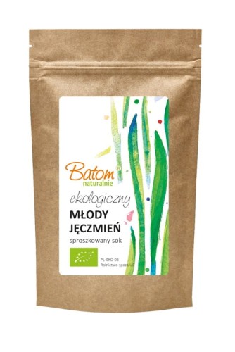 9516SOK Z MŁODEGO JĘCZMIENIA SPROSZKOWANY BIO 100 g - BATOM-1