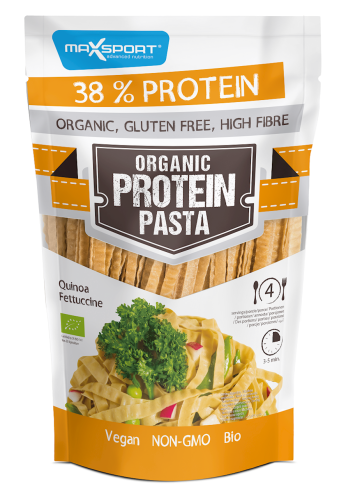11344MAKARON PROTEINOWY (Z ZIELONEJ SOI I QUINOA) FETTUCCINE BEZGLUTENOWY BIO 200 g - MAXSPORT-1