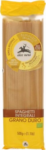 9886MAKARON (SEMOLINOWY RAZOWY) SPAGHETTI BIO 500 g - ALCE NERO-1
