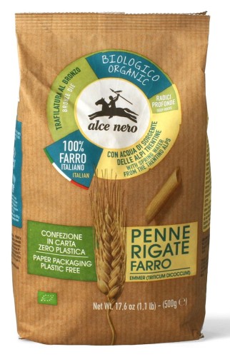 9901MAKARON (Z PŁASKURKI) PENNE BIO 500 g - ALCE NERO-1
