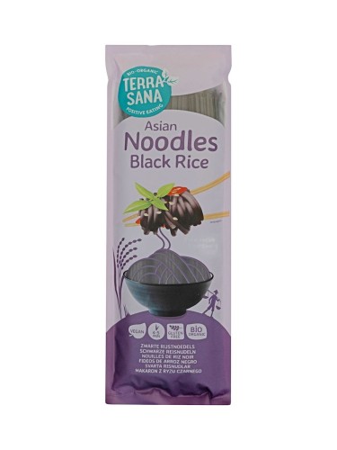 9988MAKARON (Z RYŻU CZARNEGO I RYŻU BRĄZOWEGO) NOODLE BEZGLUTENOWY BIO 250 g - TERRASANA-1
