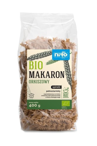 10207MAKARON (ORKISZOWY RAZOWY) SPIRELLI BIO 400 g - NIRO-1