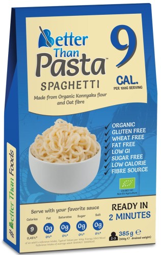 12776MAKARON (KONJAC) TYPU NOODLE SPAGHETTI BEZGLUTENOWY BIO 385 g (300 g) - BETTER THAN FOODS-1