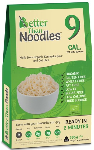 10278MAKARON (KONJAC) TYPU NOODLE BEZGLUTENOWY BIO 385 g (300 g) - BETTER THAN FOODS-1