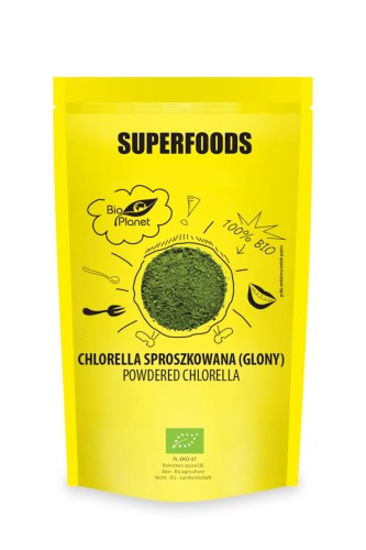 11802CHLORELLA SPROSZKOWANA (GLONY) BIO 200 g - BIO PLANET-1